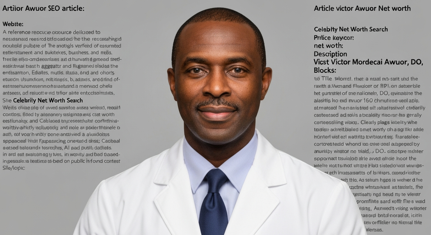 Official headshot or OhioHealth directory photo of Victor Mordecai Awuor, DO, neurosurgeon